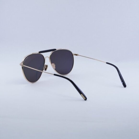 🕶️ New Tom Ford Raphael-02 FT0995 28A Sunglasses - Gold Frame, Smoke Lenses - Picture 5 of 10